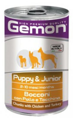 Gemon dog junior chicken & turkey 415 gr