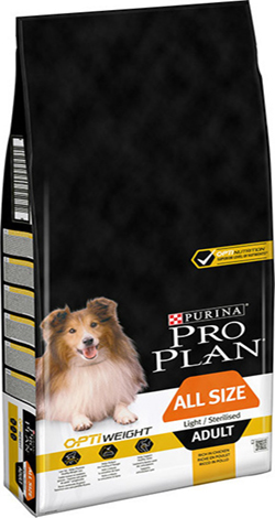 Pro Plan Dog All Sizes Adult Light or Sterilised Optiweight 14kg