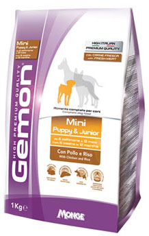 gemon puppy & junior mini chicken & rice