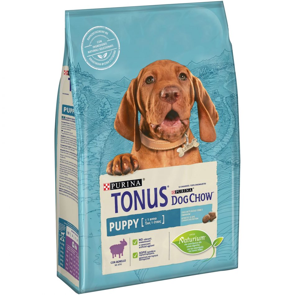 Purina Tonus Dog Chow Puppy Lamb 2 5kg