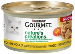 Purina gourmet nature's creations με κοτόπουλο 85 gr