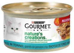 Purina gourmet nature's creations με τόνο 85 gr