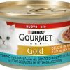 Purina gourmet "η απόλαυση της σάλτσας" με τόνο & γεύση ψητού τόνου 85 gr